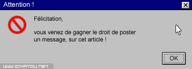 vous êtes les heureux gagants
