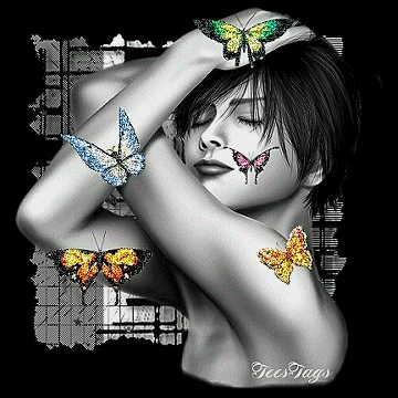 femme & papillons